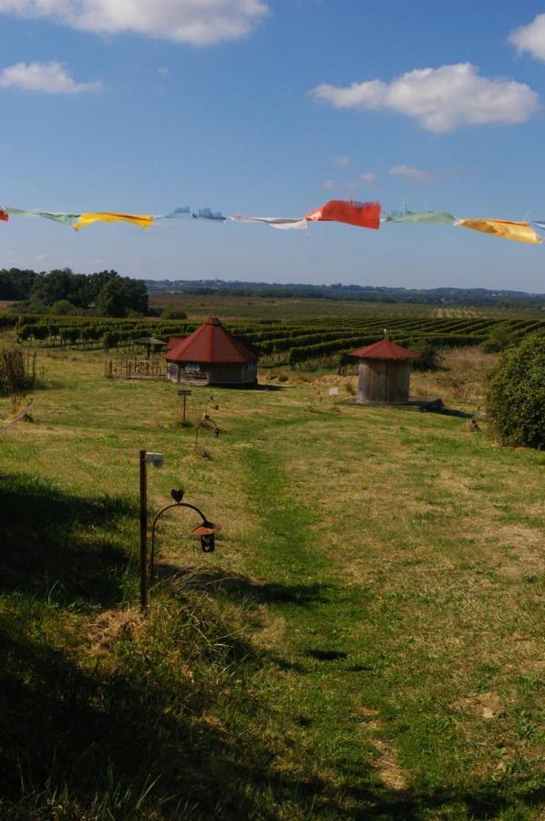 Village Privatise De Cabanes Insolites D'Ananda Ma Saint-Aubin-de-Lanquais Kültér fotó